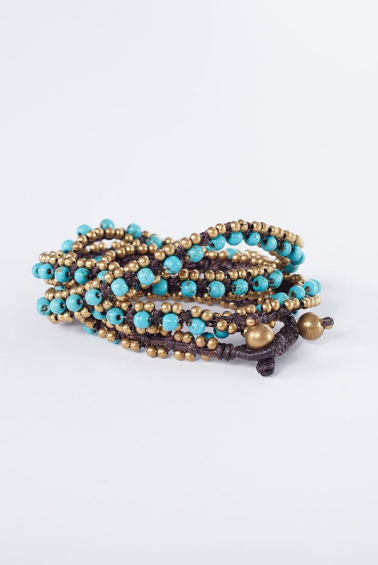 Triple Wrap Gem Bracelet | Evolve Fit Wear | Evolve Fit Wear