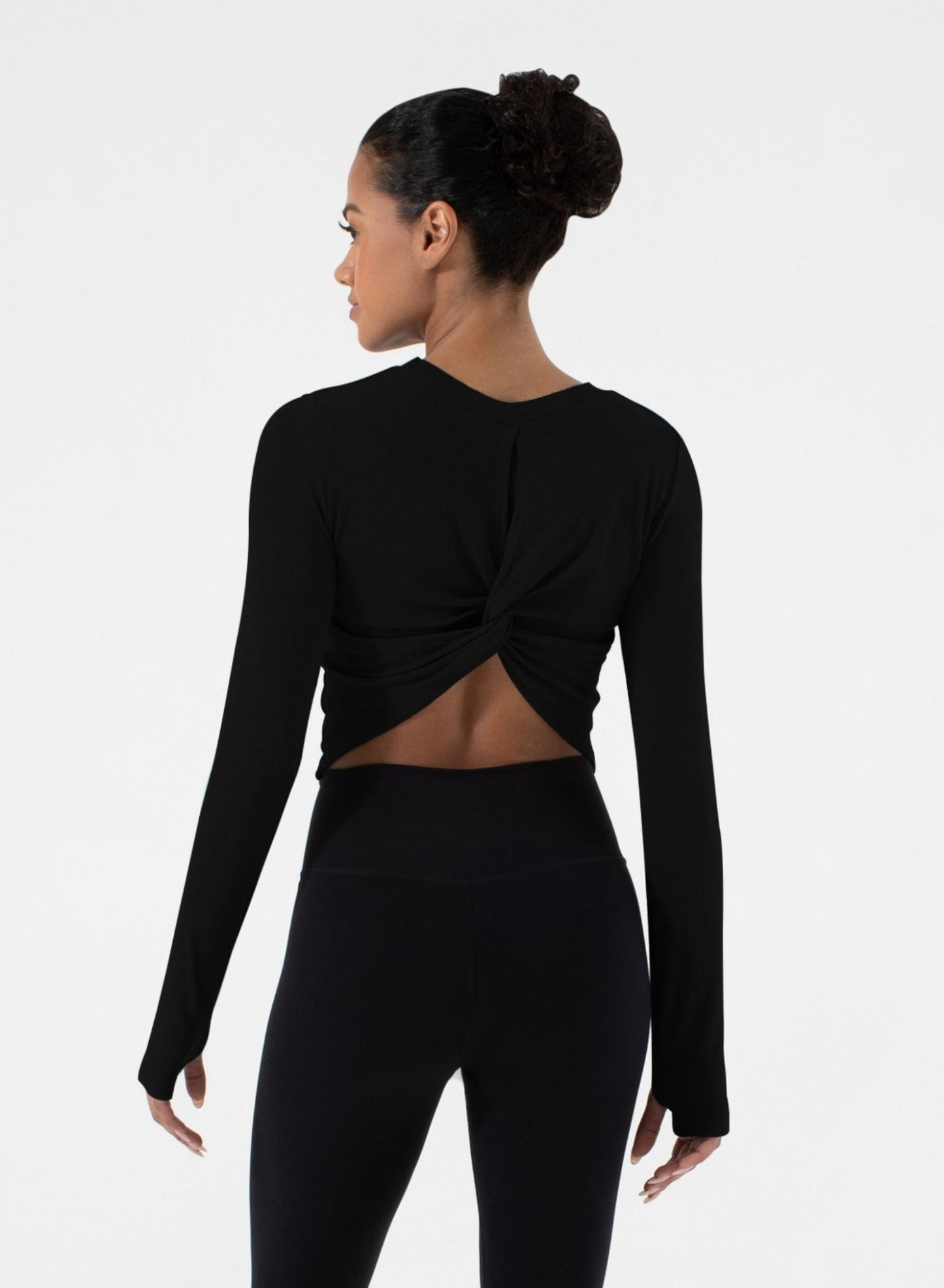Ultra Soft Acacia Twist Back Long Sleeve | NUX | Evolve Fit Wear