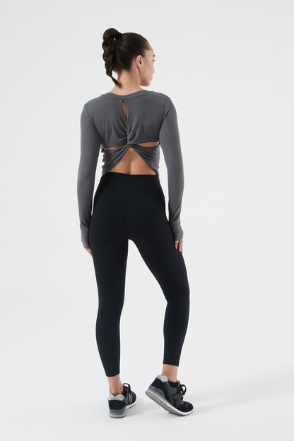 Ultra Soft Acacia Twist Back Long Sleeve | NUX | Evolve Fit Wear