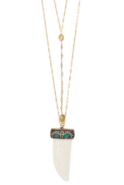 Vanessa Mooney Jewelry Time Comes Around Necklace in Gold