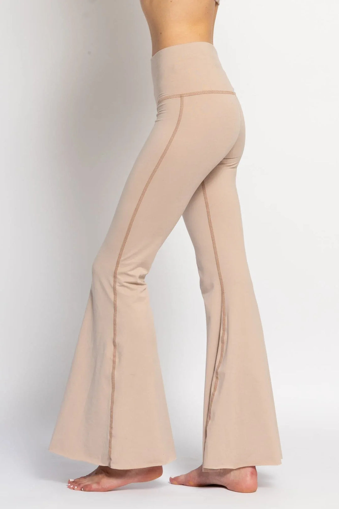 withlove-solid-tan-crop-bell-bottom-withlove-evolve-fit-wear-542802 - Evolve Fit Wear - withlove-solid-tan-crop-bell-bottom-withlove-evolve-fit-wear-542802