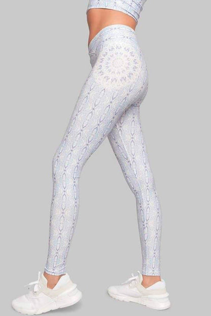Wolven Aquarius Ruched Crossover Legging - Aquarius | Wolven | Evolve Fit Wear