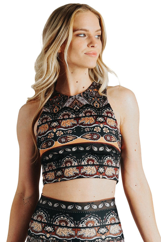 Yoga Democracy Free Range Sports Bra in Espresso Yourself | Yoga Democracy | Evolve Fit Wear
