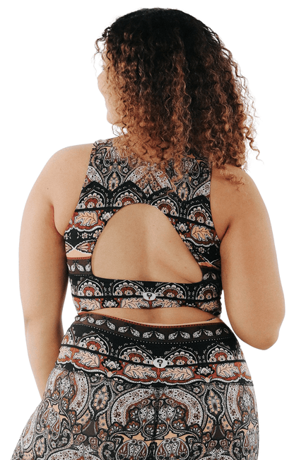 Yoga Democracy Free Range Sports Bra in Espresso Yourself | Yoga Democracy | Evolve Fit Wear