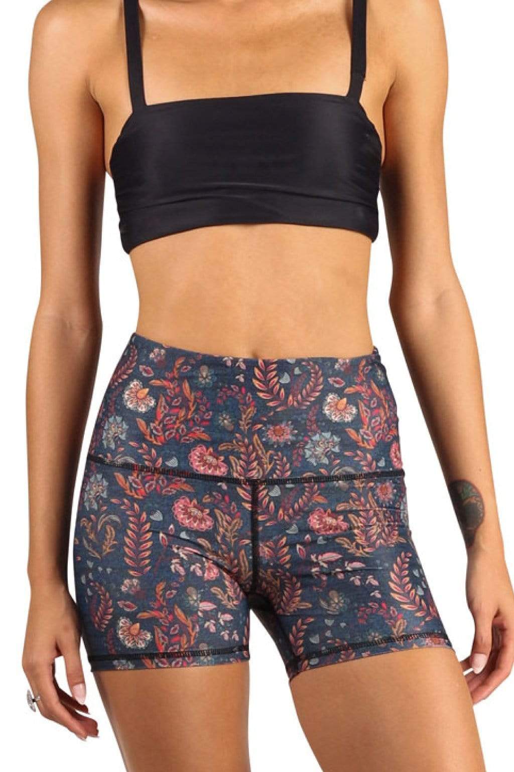 Yoga Democracy Joey Short in Festival Denim | Yoga Democracy | Evolve Fit Wear