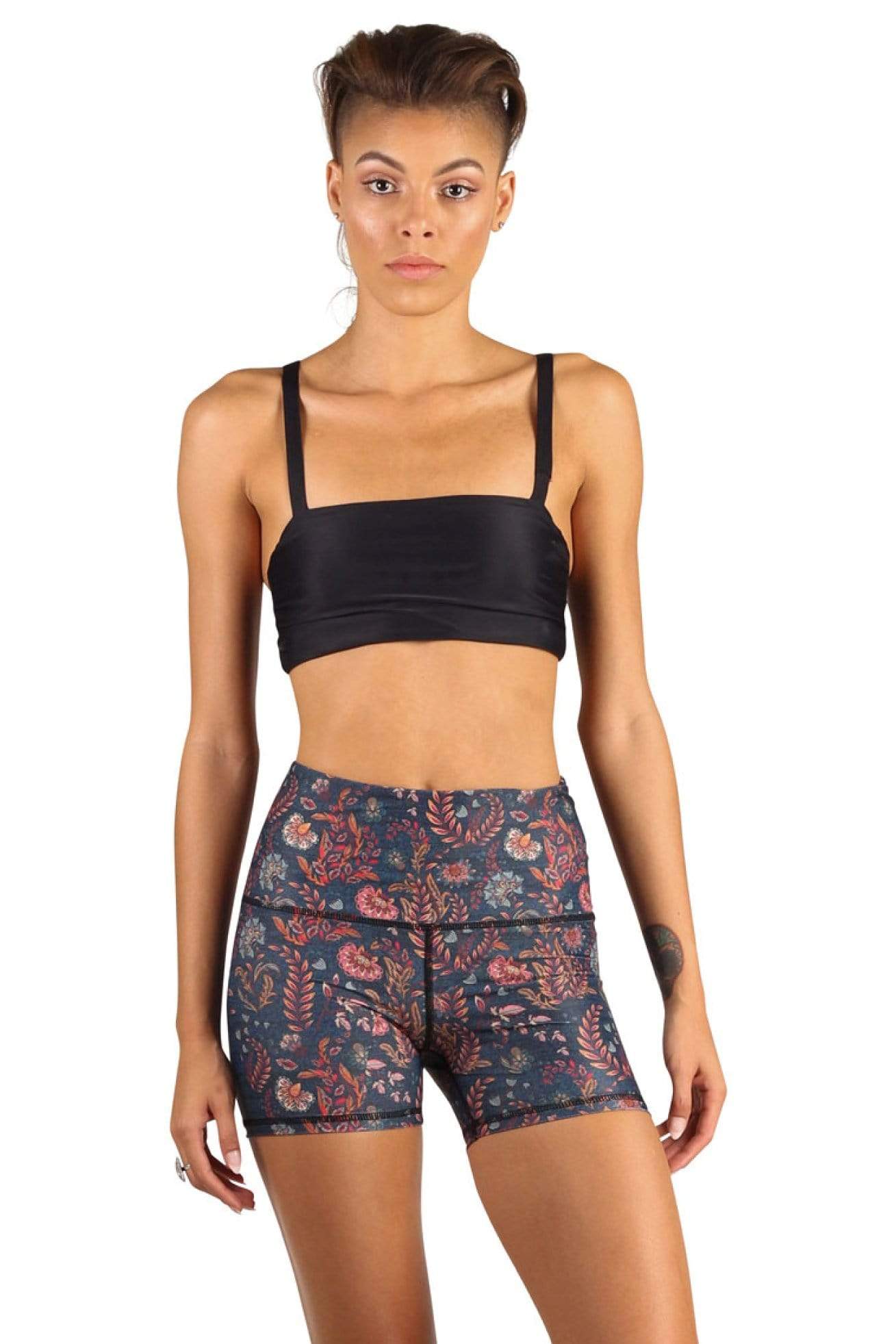Yoga Democracy Joey Short in Festival Denim | Yoga Democracy | Evolve Fit Wear