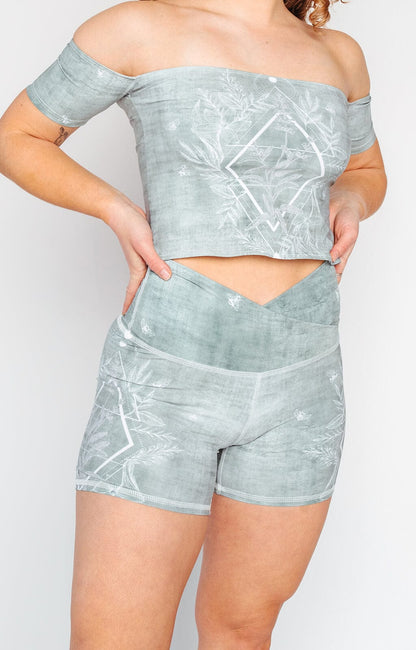 Yoga Democracy Movement Short in Pure Sage | Yoga Democracy | Evolve Fit Wear
