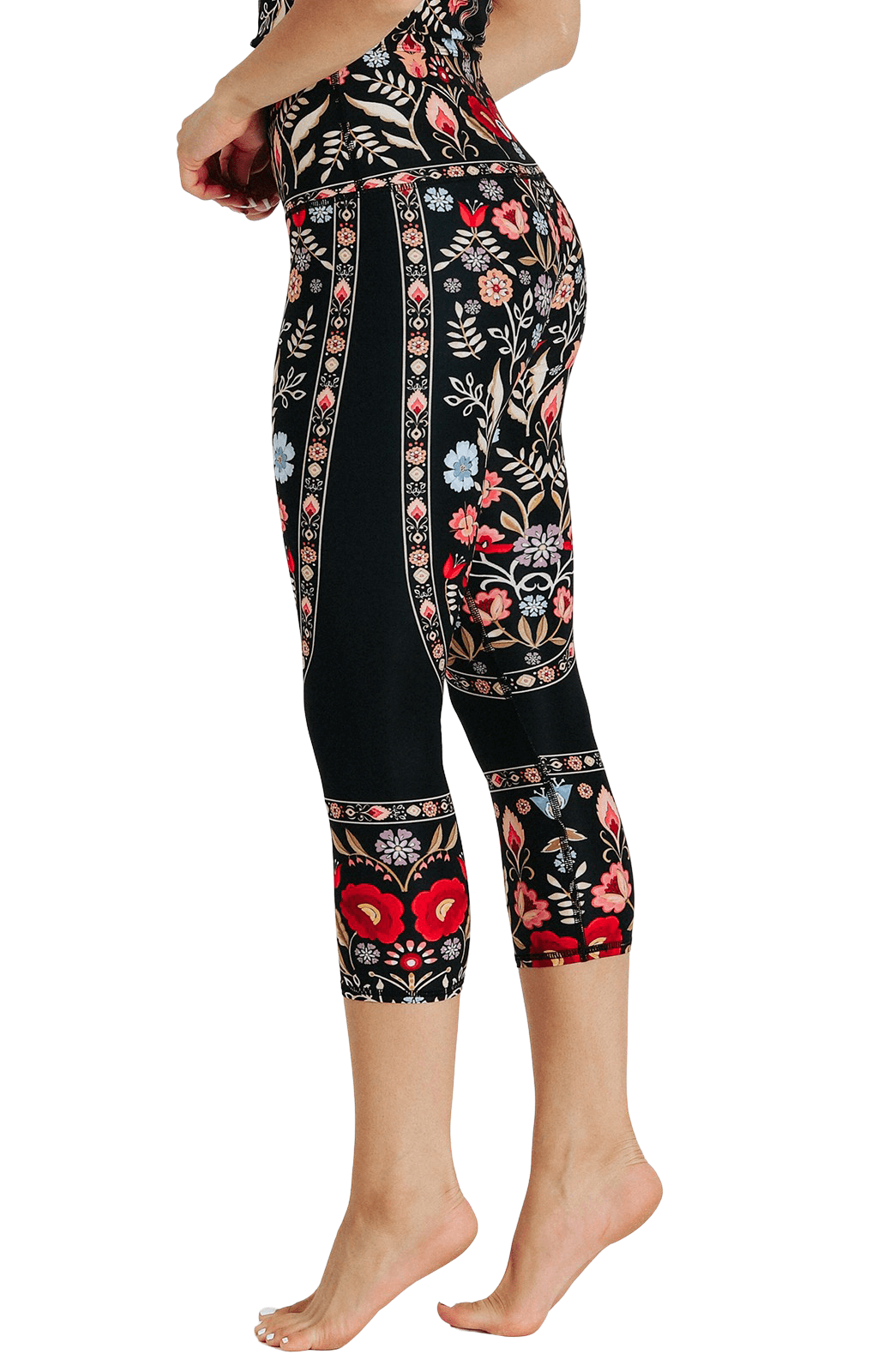 Yoga Democracy Rustica Printed Yoga Crops | Yoga Democracy | Evolve Fit Wear