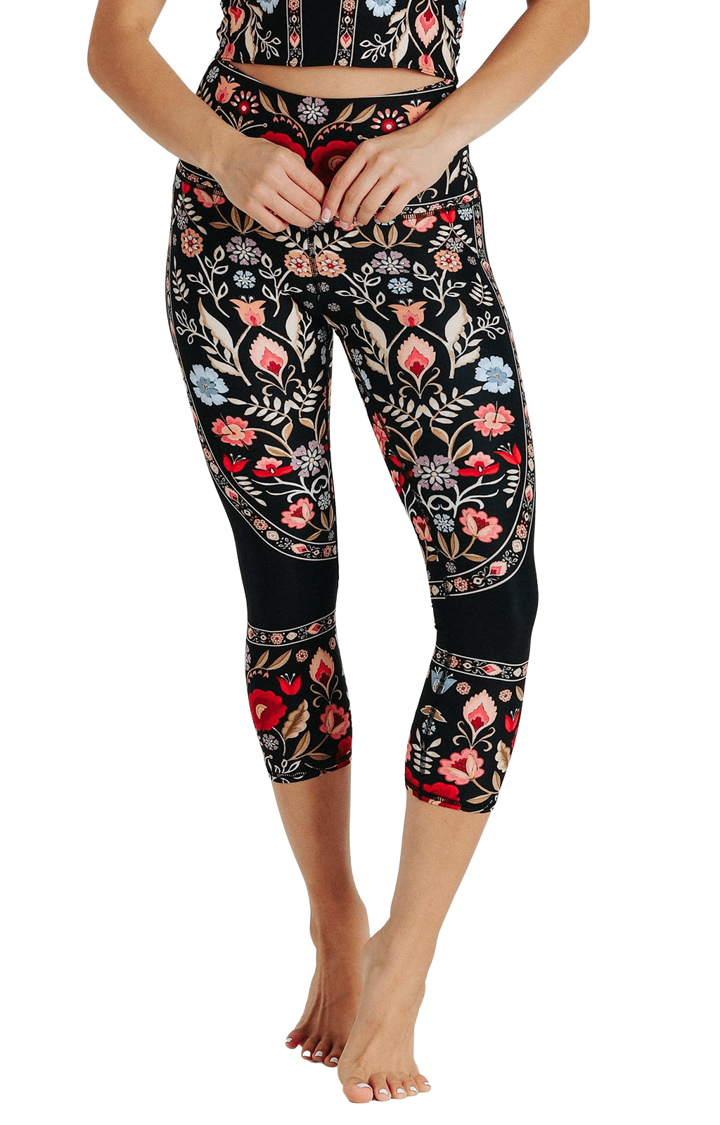 Yoga Democracy Rustica Printed Yoga Crops | Yoga Democracy | Evolve Fit Wear