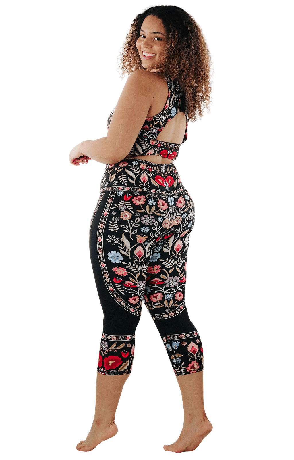 Yoga Democracy Rustica Printed Yoga Crops | Yoga Democracy | Evolve Fit Wear