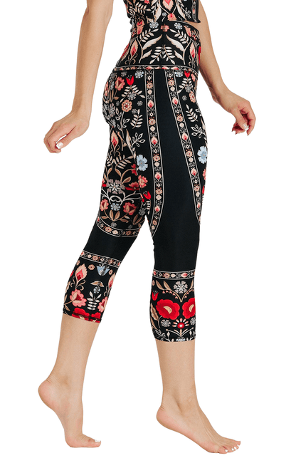 Yoga Democracy Rustica Printed Yoga Crops | Yoga Democracy | Evolve Fit Wear