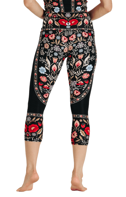 Yoga Democracy Rustica Printed Yoga Crops | Yoga Democracy | Evolve Fit Wear