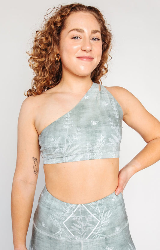 Yoga Democracy The Maverick Bra in Pure Sage | Yoga Democracy | Evolve Fit Wear