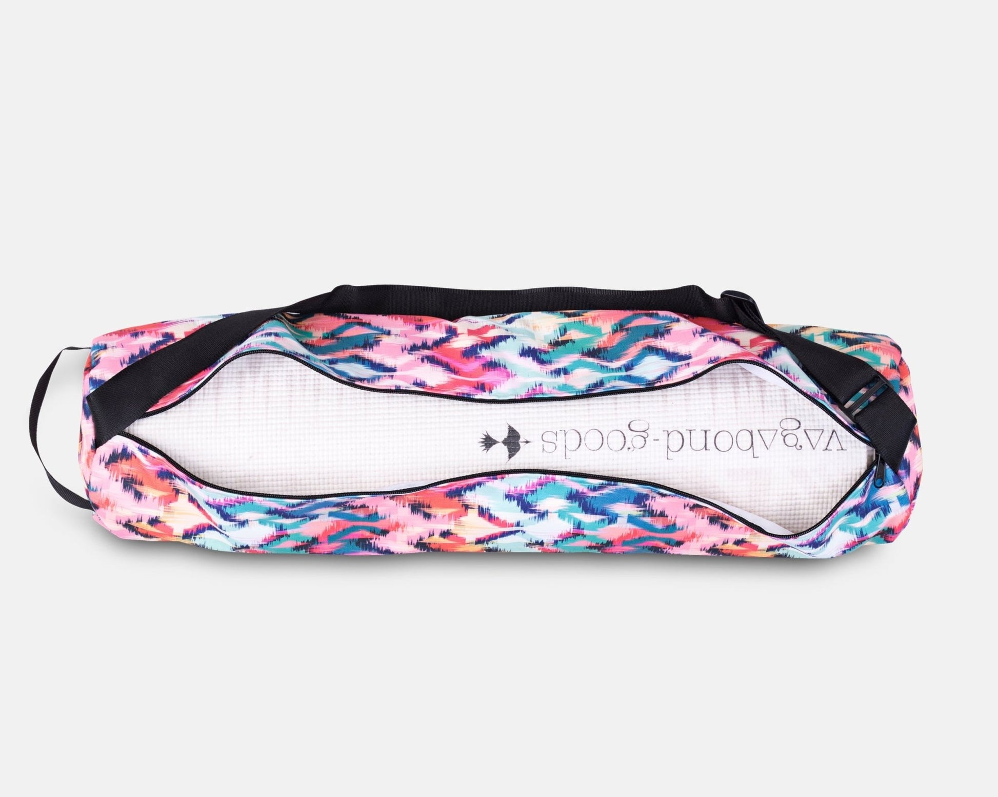 Yoga Mat Bag - Tropical Ikat Print | Vagabond Goods | Evolve Fit Wear