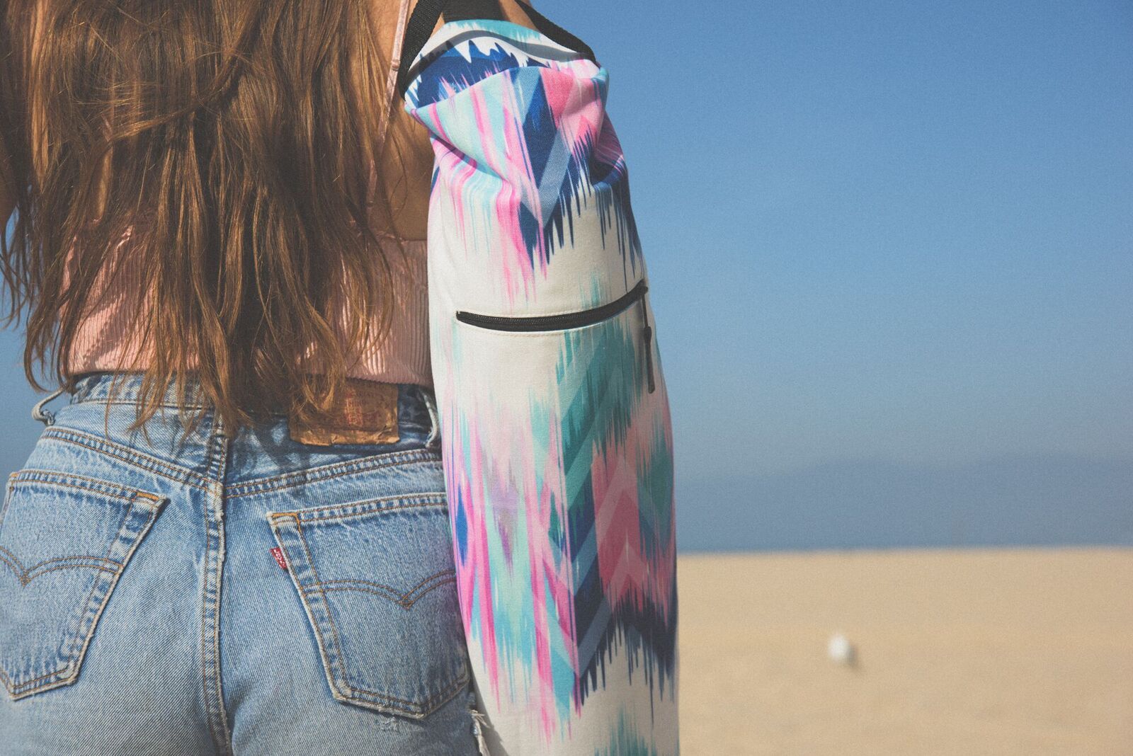 Yoga Mat Bag - Vintage Ikat Print | Vagabond Goods | Evolve Fit Wear