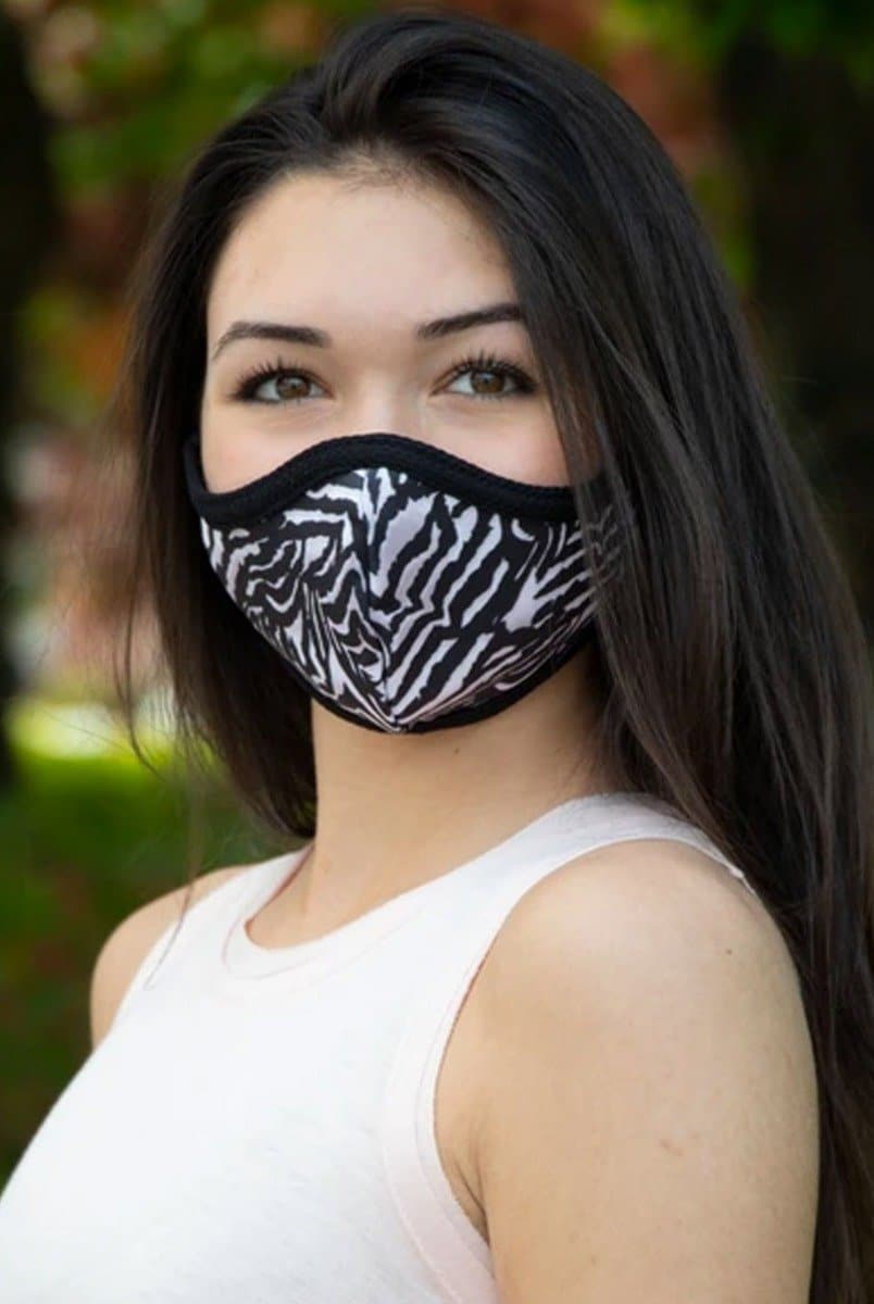 Emily Hsu Zebra Facemask - Evolve Fit Wear
